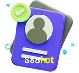 Tornar-se um membro do 888hot é muito simples